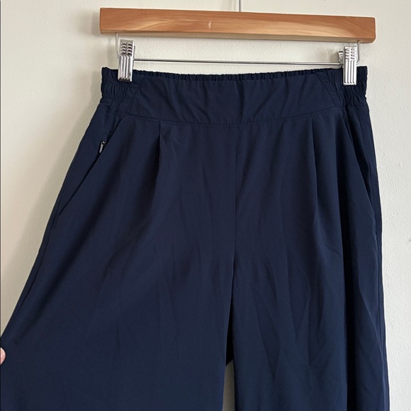Athleta Navy Brooklyn Wide Leg Crop Pant Size 0 - Picture 6 of 11
